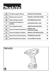 Makita TW141D Manuel D'instructions