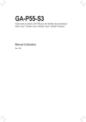 Gigabyte GA-P55-S3 Manuel D'utilisation