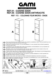 Gami CUISINE 01 172 Instructions De Montage