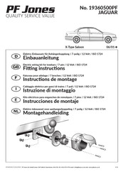 PF Jones 19360500PF Instructions De Montage