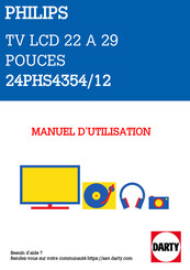 Philips 24PHS4354/12 Mode D'emploi