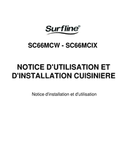 Surfline SC66MCW Notice D'utilisation Et D'installation