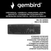 Gembird KB-103 Serie Manuel