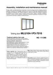 Lemeks Palmako MLU104-1P3-7016 Assemblage, Manuel De Montage Et D'entretien