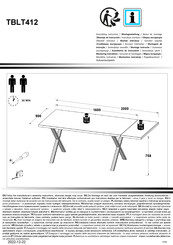 Forte TBLT412 Notice De Montage