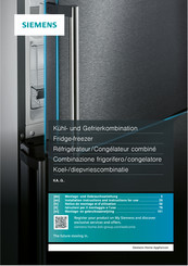 Siemens iQ500 KA93GAIEP/01 Notice De Montage Et D'utilisation