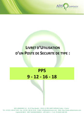 ADS Laminaire PPS 12 Livret D'utilisation