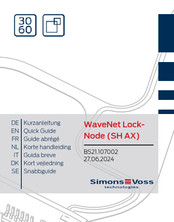 Simons Voss Technologies SH AX Guide Abrégé