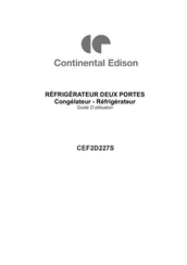 CONTINENTAL EDISON CEF2D227S Guide D'utilisation