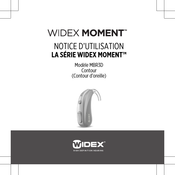 Widex MOMENT MBR3D Notice D'utilisation