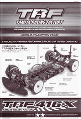 Tamiya TRF416X 42162 Mode D'emploi