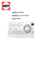 Ariston Margherita AL 102 Mode D'emploi Et D'installation