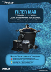 Poolex PF-FILMAX04 Notice D'installation Et D'utilisation