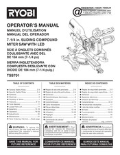 Ryobi TSS701 Manuel D'utilisation