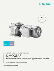 Siemens SIMOGEAR 2730 Instructions De Montage Et De Service