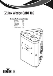 Chauvet DJ EZLink Wedge Q3BT ILS Guide De Référence Rapide