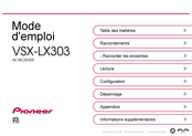 Pioneer VSX-LX303 Mode D'emploi