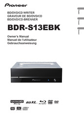 Pioneer BDR-S13EBK Manuel De L'utilisateur