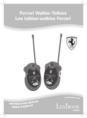 LEXIBOOK Ferrari TW06FE Mode D'emploi