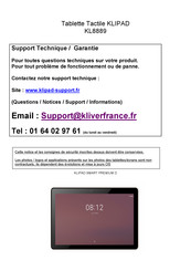 KLIVER KL8889 Mode D'emploi