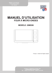 L2G 25MG90 Manuel D'utilisation