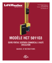 LiftMaster ELITE HCT 501103 Manuel D'instructions