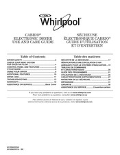 Whirlpool CABRIO Série Guide D'utilisation Et D'entretien