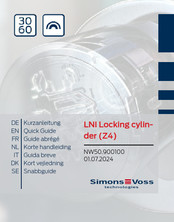 Simons Voss Technologies NW50.900100 Guide Abrégé