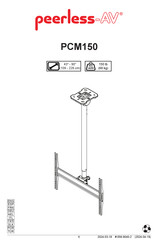 peerless-AV PCM150 Mode D'emploi