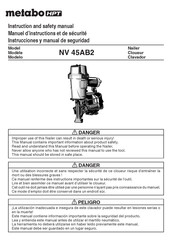 Metabo HPT NV 45AB2 Manuel D'instructions Et De Sécurité