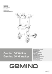 Sunrise Medical Gemino 30 Walker Notice D'utilisation