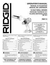 Ryobi R86114 Manuel D'utilisation