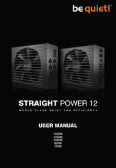 BE QUIET! DARK POWER PRO 12 1200W Mode D'emploi