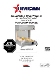 Omcan FW-CN-0300-C Manuel D'instructions