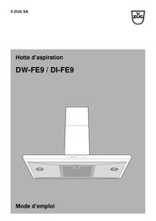 V-ZUG DI-FE9 Mode D'emploi