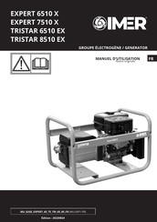 IMER TRISTAR 6510 EX Manuel D'utilisation