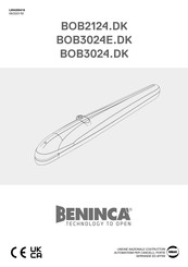 Beninca BOB3024.DK Manuel D'utilisation