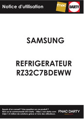 Samsung RZ32C7BDEWW Manuel D'utilisation