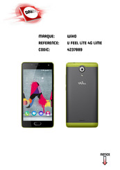 Wiko u-feel LITE Guide D'utilisateur