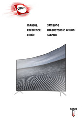 Samsung UE43KS7500 Mode D'emploi