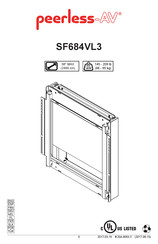 peerless-AV SF684VL3 Mode D'emploi