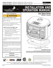 Continental Fireplaces CDVS500-1NE Installation Et Manuel D'utilisation