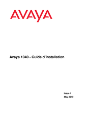 Avaya 1040 Guide D'installation