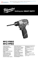 Milwaukee M12 FPD2-0 Notice Originale