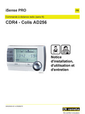 REMEHA iSense PRO AD256 Notice D'installation, D'utilisation Et D'entretien