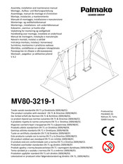 Palmako MV80-3219-1 Assemblage, Manuel De Montage Et D'entretien