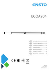 ensto ECOA904 Notice D'installation