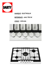 Electrolux Arthur Martin AHG 7531 Notice D'utilisation