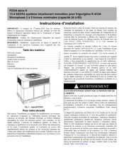 Bryant PDD4 K Serie Instructions D'installation