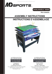 MD SPORTS 1654830 Instructions D'assemblage